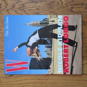 W Magazine The Art Issue Nicole Kidman Robert Longo Volume Six 2024